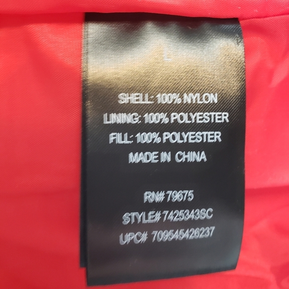 BCBGeneration Womens Size Large Red Puffer Coat NWT - Picture 12 of 15